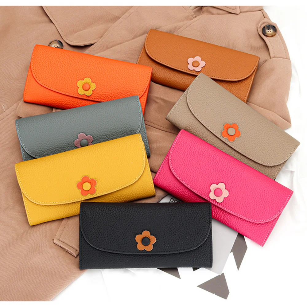 Top Trends: URBAN MASTER Long Wallet For Women Genuine Cow Leather Large Capacity Clutch Ladies Elegant Fashion Phone Bag Dompet Pria Shoppable Styles