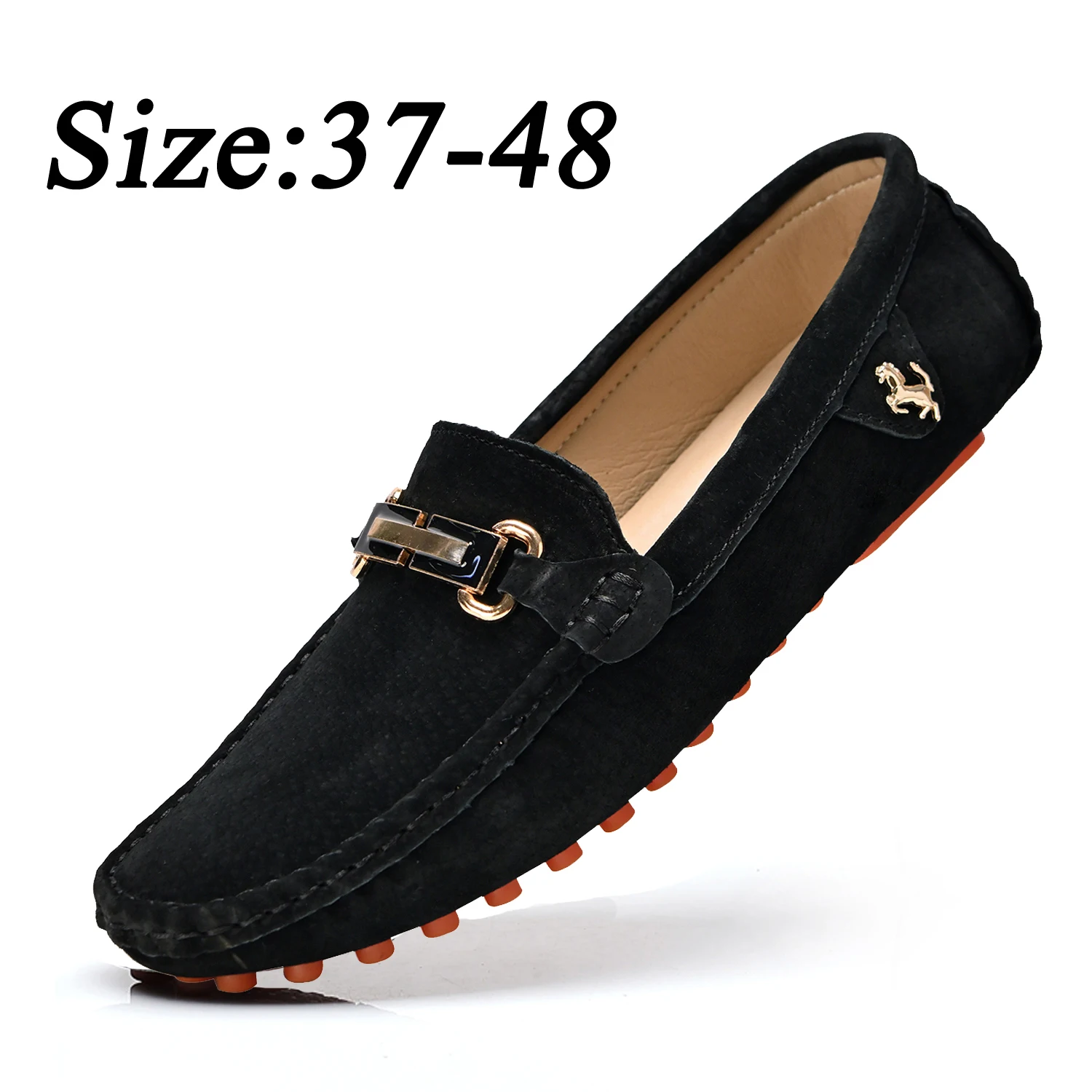 Top Trends: YRZL Loafers Men Big Size 48 Soft Driving Moccasins High Quality Flats Genuine Leather Shoes Men Slip-on Suede Loafers For Men Shoppable Styles