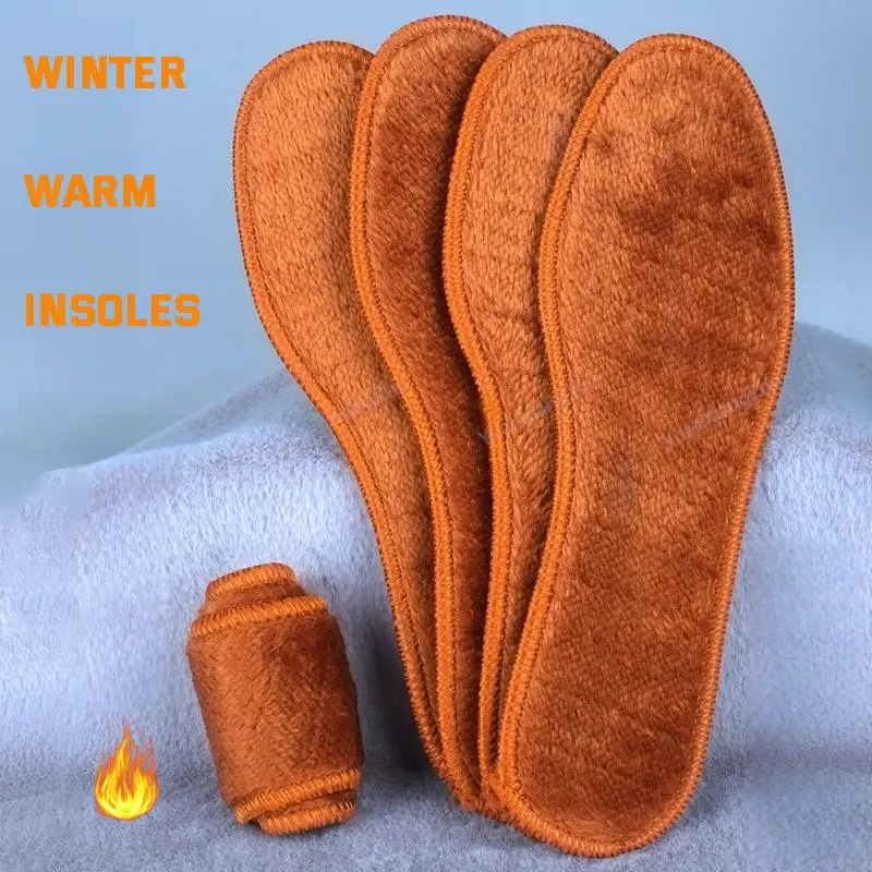 Top Trends: Winter Warm Insole For Shoes Thicken Plush Snow Boots Shoe Sole Thermal Insert Sports Running Insoles Men Woman Heating Pads Shoppable Styles