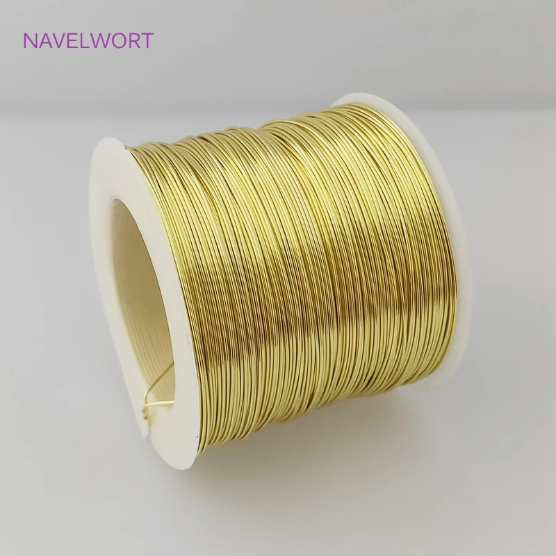 Top Trends: DIY Jewelry Making Wire 0.2mm-1mm 14k / 18k Real Gold Plated Copper-Wire For Handmade Wire Jewelry Crafts Shoppable Styles - Image 4