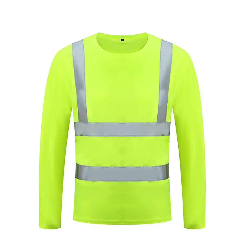 Top Trends: 2023Outdoor Shirt Fluorescent High Visibility Safety Work Shirt Summer Breathable Work T Shirt Reflective Vest T-shirt Quick Dry Shoppable Styles - Image 4