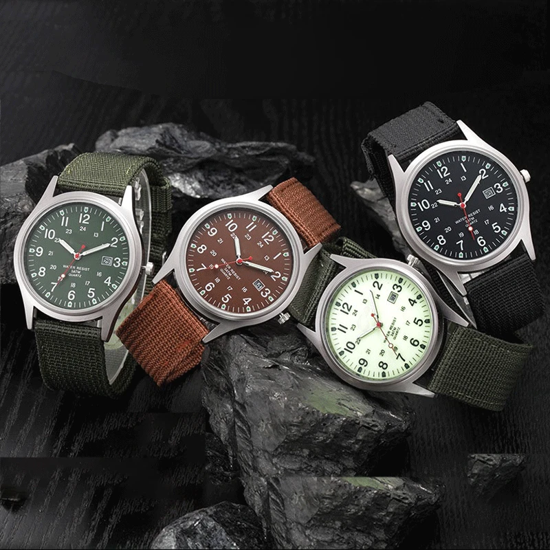 Top Trends: SOKI Canvas Watches Men Fashion Watch Calendar Quartz Watch Nylon Strap Watches Men Sports Waterproof Watches Horloge Man Shoppable Styles - Image 3