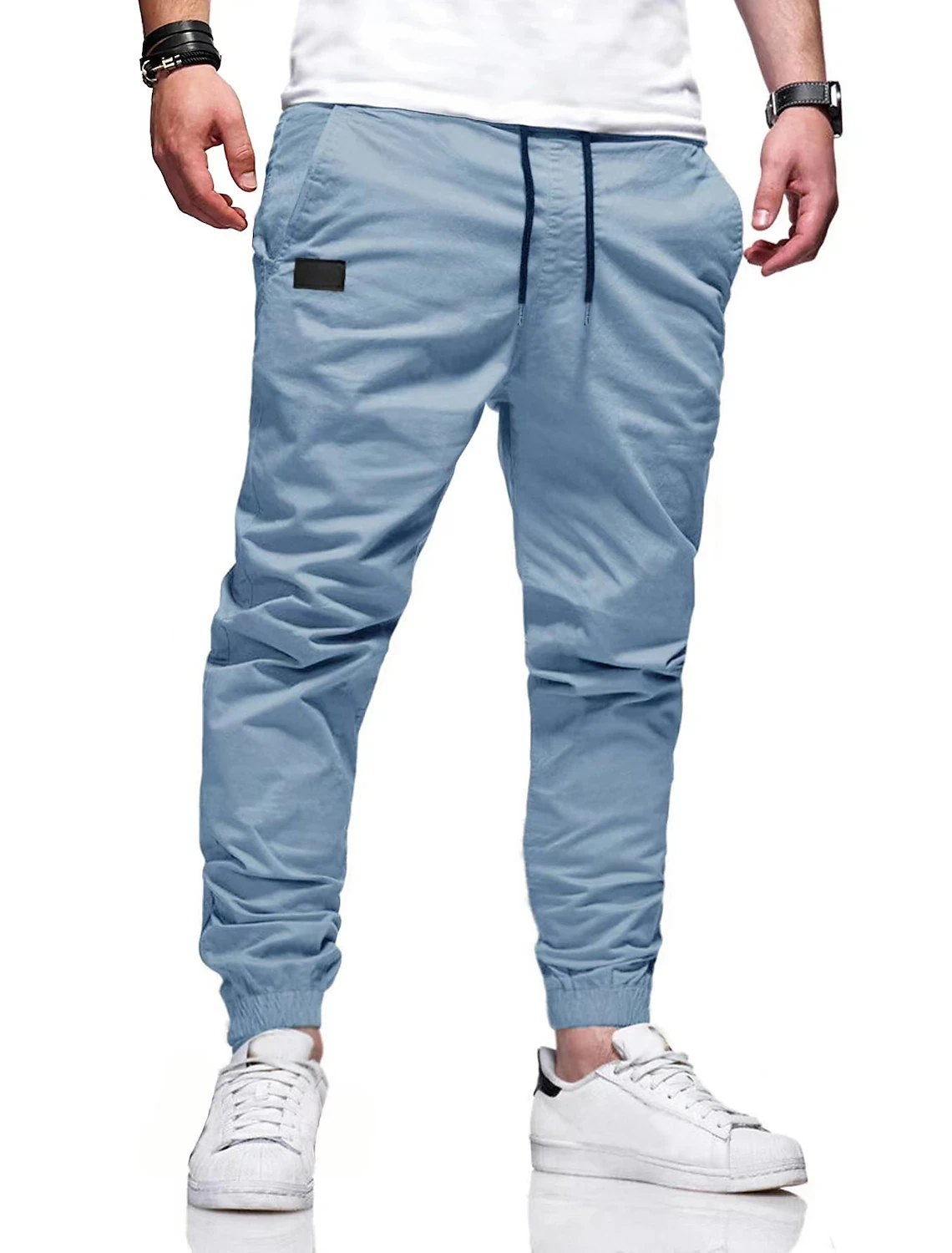 Top Trends: 2023 New Men's Fashion Hip Hop Pants Four Seasons Pure Cotton Casual Sports Pants Street Pants High Quality Straight Tube Pants Shoppable Styles