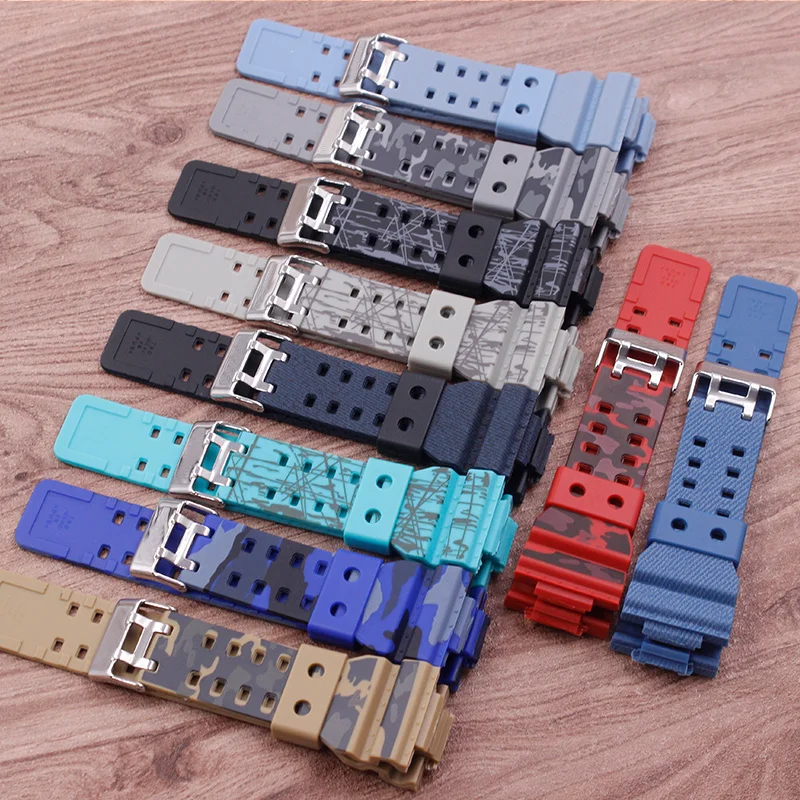 Top Trends: Camouflage Rubber Strap For Casio G-shock CASIO GD120 GA-100 G Shock GA-110GA Men&#039;s Replacement Watch Strap Watch Accessories Shoppable Styles