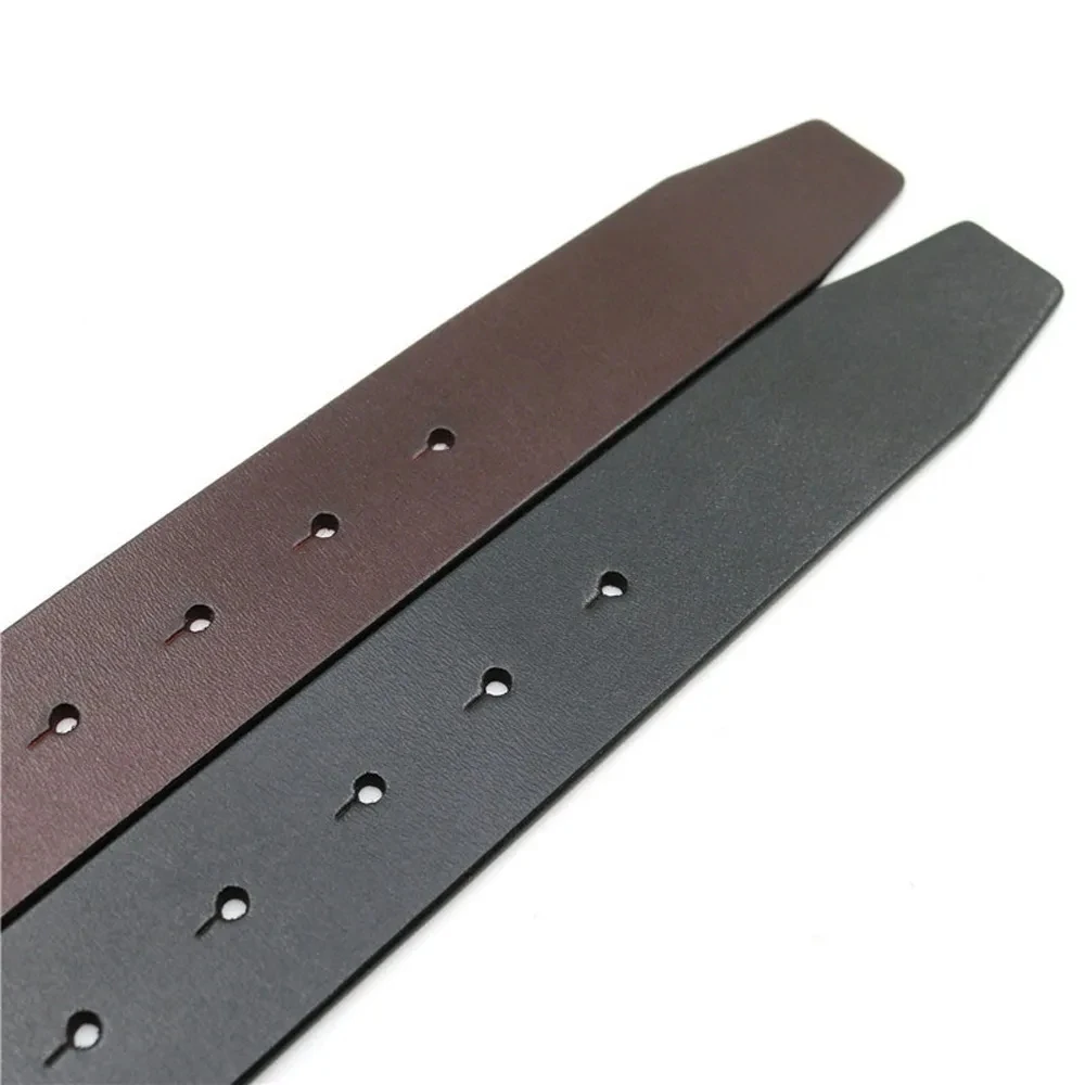 Top Trends: Real Leather Cowskin Men Belts 3.8cm With Zinc Alloy Metal Buckle Head I'm The Boss New Brand Design Male Long Straps Shoppable Styles - Image 6