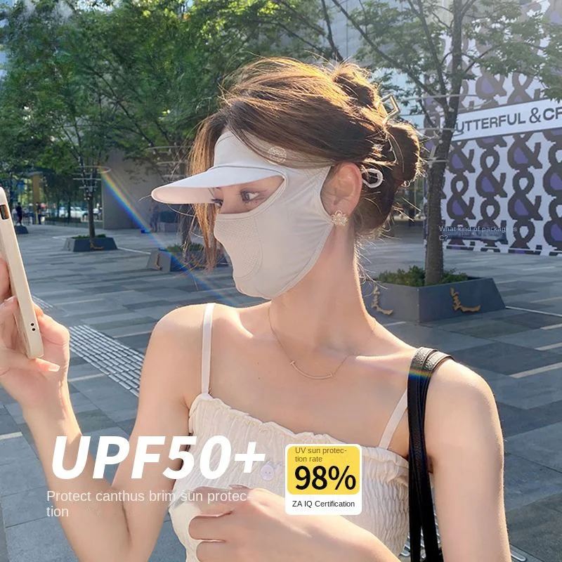 Top Trends: UPF50+ Sun Protective Scarf UV Resistance Sunscreen Mask Sunshade Protect Face Block The Sun Mask Veil Anti-sunburn Mask Shoppable Styles