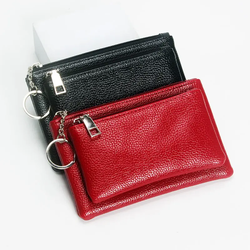 Top Trends: 2022 Women&#039;s Coin Purse Zipper Change Purse Mini Pouch Change Wallet With Key Ring Female Card Holder Clutch Wallet Money Bag Shoppable Styles