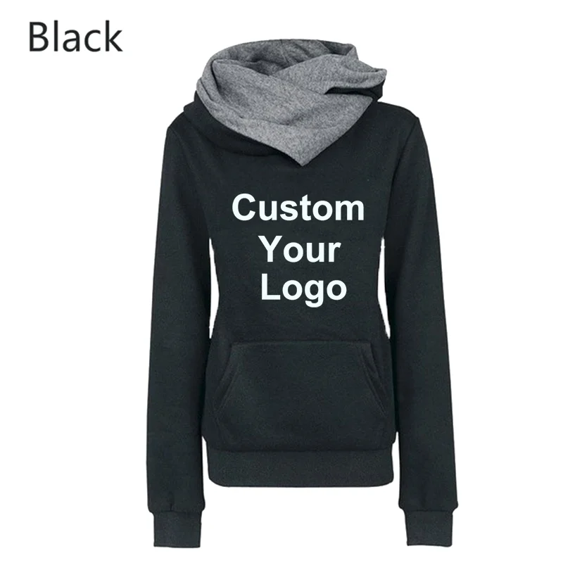 Top Trends: Custom Logo Women Hoodies Brand Spring Autumn Print Long Sleeve Hooded Sweatshirts Female Pullover Jumpers Dropshipping S-3XL Shoppable Styles