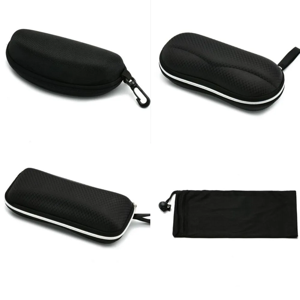 Top Trends: 2022 Protable Sunglasses Cover Black Zipper Travel Pack Pouch Glasses Case Box For Unix Hard Eyewear Accessories Shoppable Styles