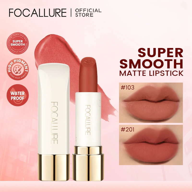 Top Trends: FOCALLURE Natural Matte Lipstick Waterproof Long-lasting Smooth Moisturizing Lip Balm Lightweight Lip Glaze Makeup Cosmetics Shoppable Styles