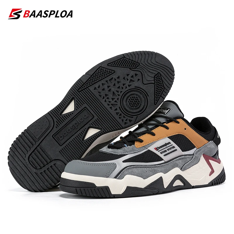 Top Trends: 2023 Baasploa Men Casual Shoes New Fashion Walking Sneakers Waterproof Shoes Comfort Tenis For Men Non-Slip Shoppable Styles