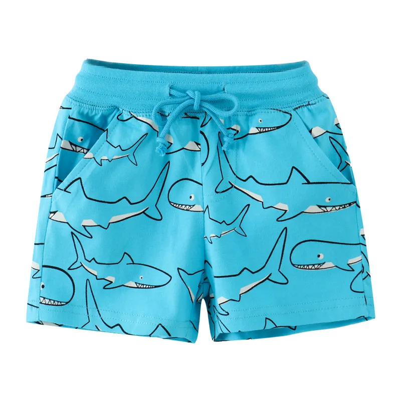 Top Trends: Jumping Meters Children's Shorts For Boys Girls Cartoon Animals Print Sharks Kids Trousers Pants Baby Clothes Shoppable Styles