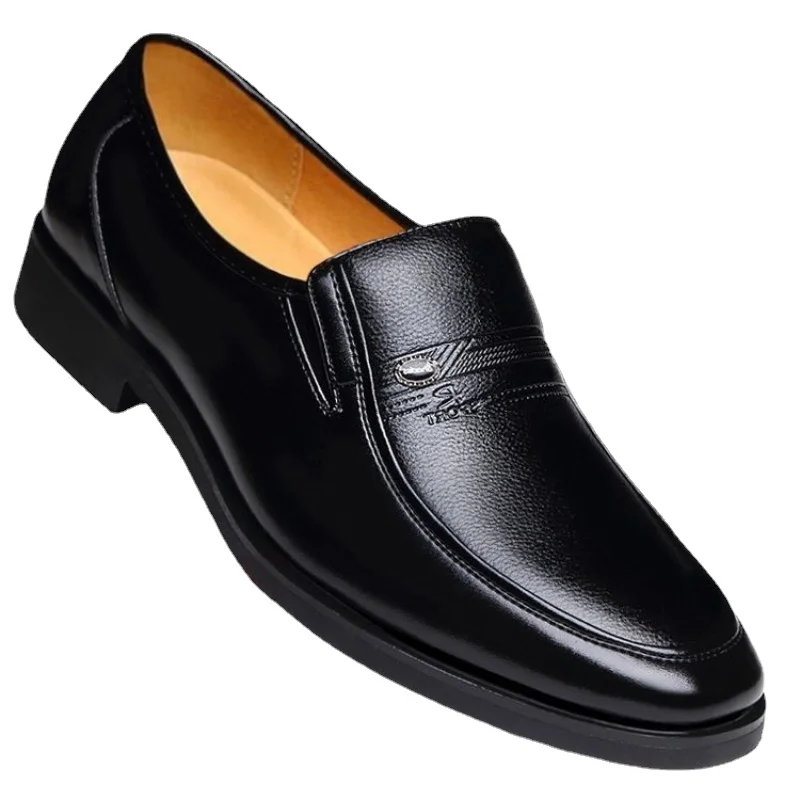 Top Trends: Leather Men Formal Shoes Luxury Brand 2022 Men's Loafers Dress Moccasins Breathable Slip On Black Driving Shoes Plus Size 38-44 Shoppable Styles