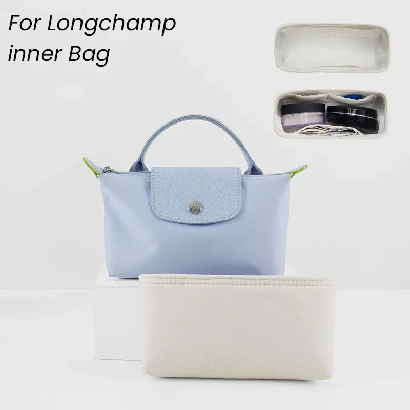 Top Trends: New Bag Organizer For Longchamp Mini Bag Storage Bag The Liner Bag Felt Flannel Purse Insert Handbag Liner Bag Shoppable Styles