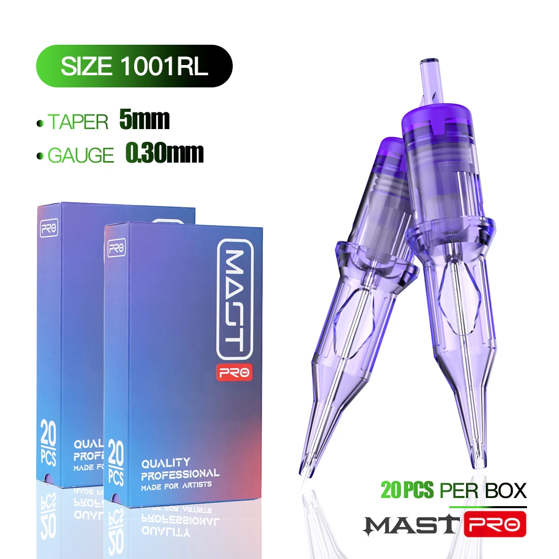 Top Trends: Mast Pro Disposable Box Of 20pcs Sterile Tattoo Needles Cartridge For Tattoo Rotary Pen Round Liner Tattoo Supplies Makeup Shoppable Styles