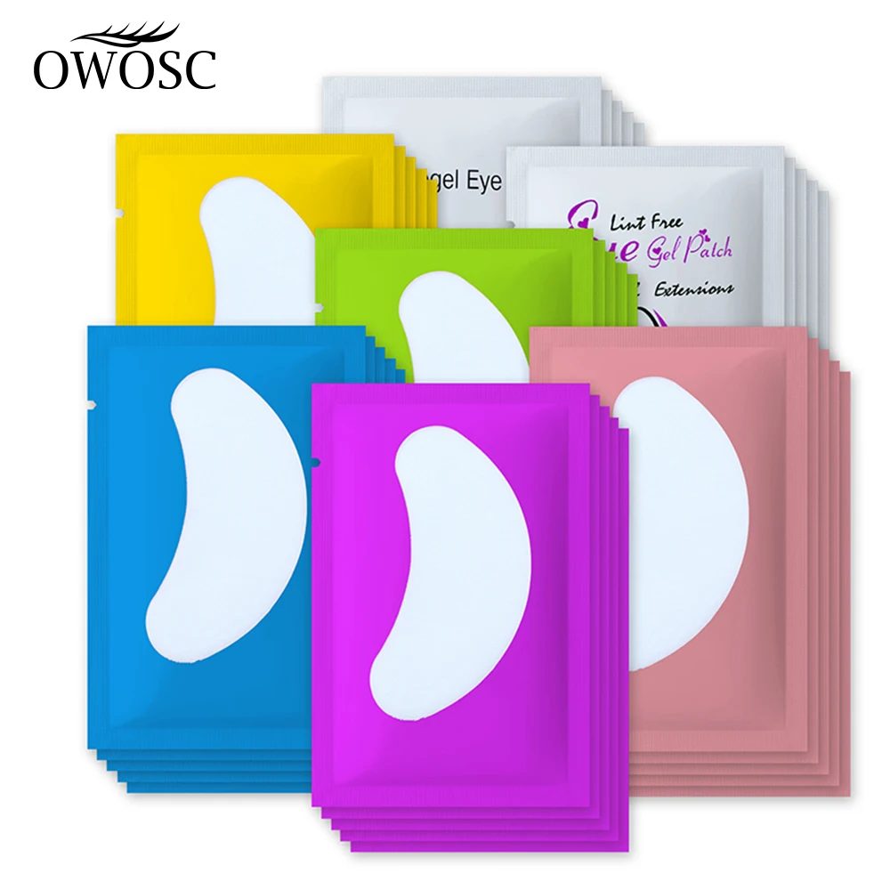 Top Trends: OWOSC 50 / 100PCS Wholesale Hydrogel Gel Eye Patches For Eyelash Extension Eyepads Eyelash Patch Lash Extension Mask Eyepad Makeup Shoppable Styles