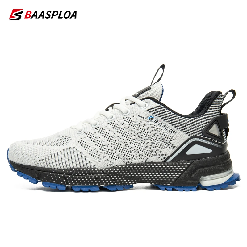 Top Trends: Baasploa Men Running Shoes Professional Non-Slip Running Shoe Sneakers Men 2023 Outdoor Mesh Surface Breathable Basketball Shoes Shoppable Styles