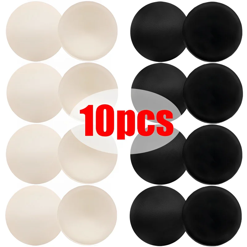 Top Trends: 2 / 6 / 10pcs Round Soft Bra Inserts Pads Removable Sponge Bra Pads For Women Breast Push Up Enhancer Bra Pad Cups Insert Bra Bikini Shoppable Styles