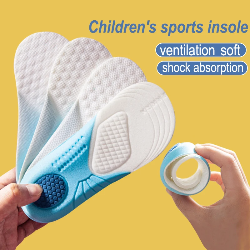 Top Trends: Kids Memory Foam Insoles Breathable Sweat Shock Absorbant Shoes Pads Light Weight Deodorization Sport Childrens Insole Shoppable Styles