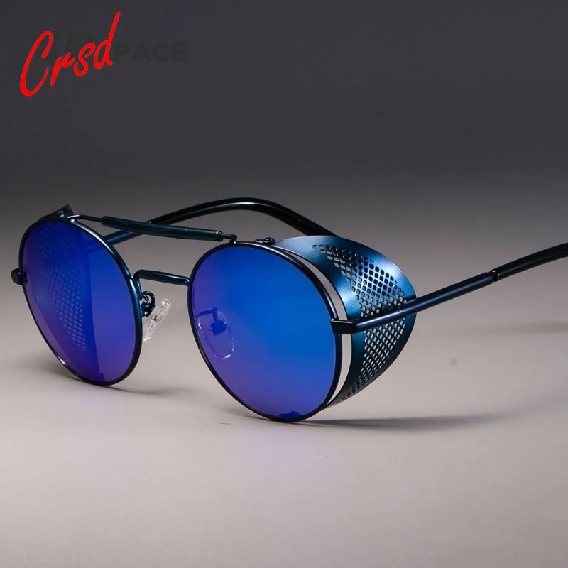 Top Trends: 2022 Steampunk Sunglasses For Men Fashion Retro Punk Metal Frame Sun Glasses Women Brand Designer Driving Shades Eyewear UV 400 Shoppable Styles