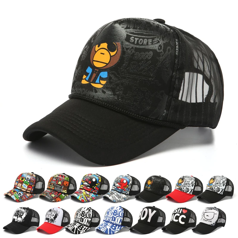 Top Trends: Children Cap Adult Baseball Cap Hat Cartoon Animation Design Hat Shade Spring Autumn Cap Hip Hop Fitted Cap Hats For Child Kid Shoppable Styles