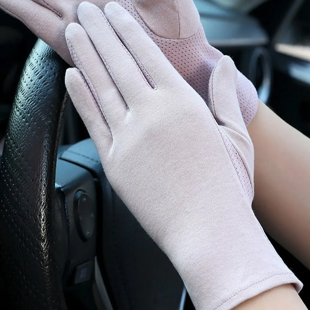 Top Trends: Women Cloth Driving Gloves Summer Breathable Sunscreen UV Protection Mittens Thin Cycling Gloves Shoppable Styles