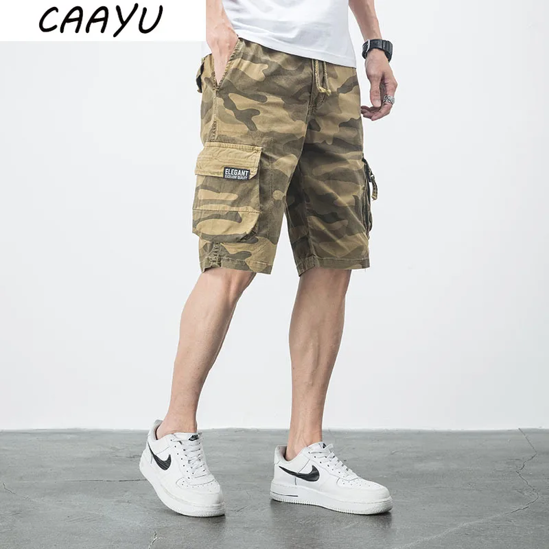 Top Trends: CAAYU Mens Cargo Shorts Men Summer Camouflage Side Pockets Hip Hop Japanese Streetwear Harajuku Male Pants Casual Shorts For Men Shoppable Styles