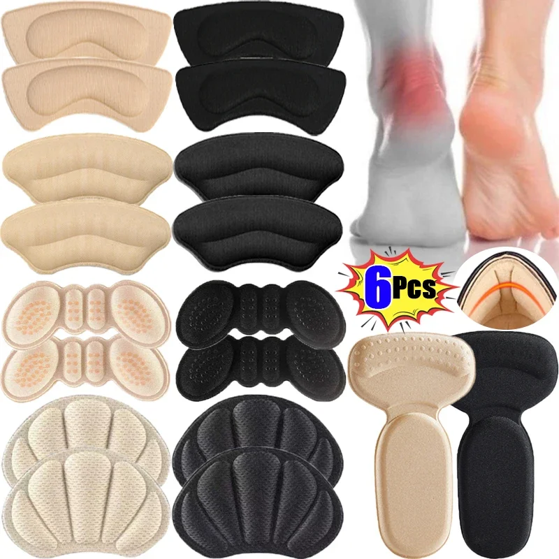 Top Trends: 2 / 6pcs High Heel Insoles Women Adjustable Heel Stickers Shoe Pads Adhesive Back Cushions Patch Pain Relief Foot Care Inserts Shoppable Styles