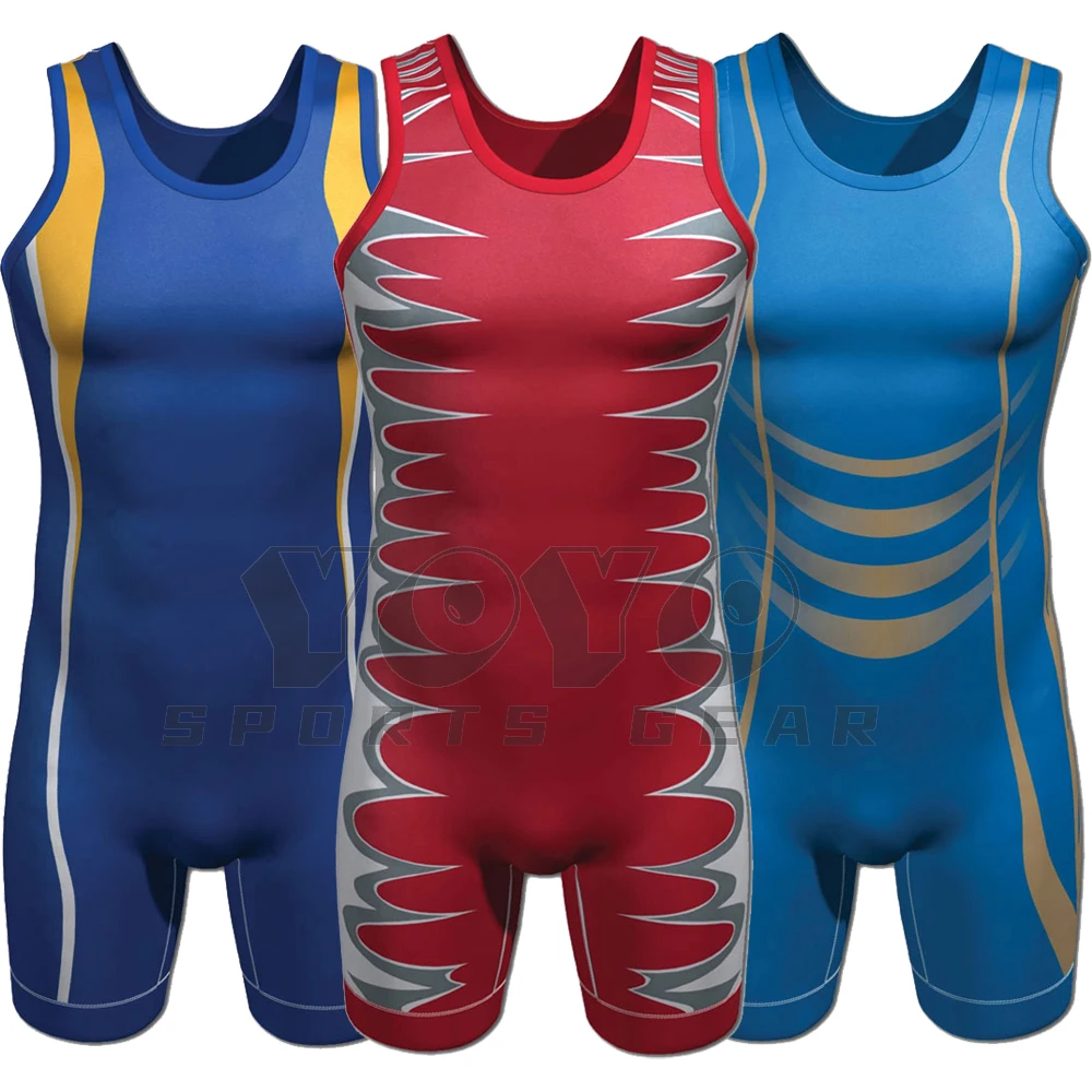 Top Trends: Wrestling Singlet Bodysuit Leotard Outfit Underwear GYM Sleeveless Triathlon PowerLifting Clothing Swimming Running Skinsuit Shoppable Styles