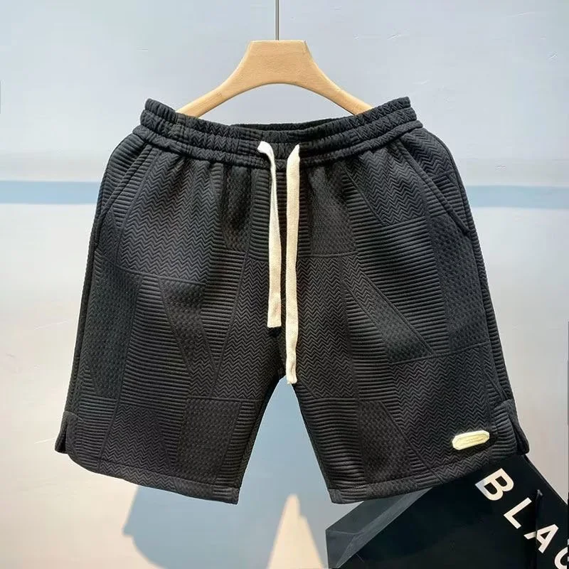 Top Trends: 2023 Men Fashion Cotton Blended Solid Color Loosen Up The Waist Summer Multi-Pocket Shorts Wide Beach Casual Shorts Hot Selling Shoppable Styles - Image 2