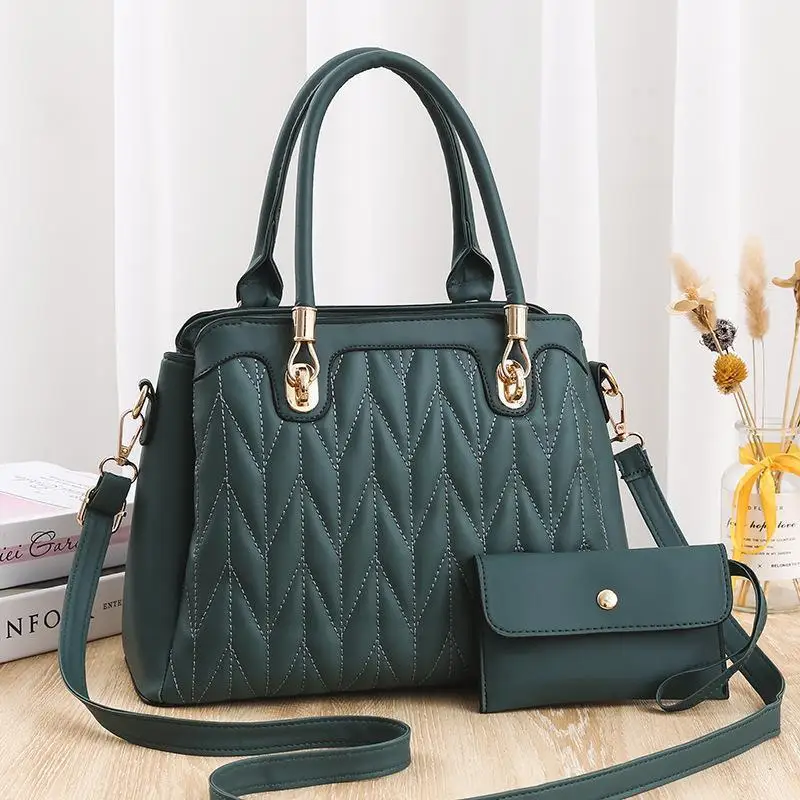 Top Trends: New Shoulder Bag Leather Women&#039;s Luxury Designer Handbag For 2024 Women European And American Retro Cross Body Tote Bags Shoppable Styles