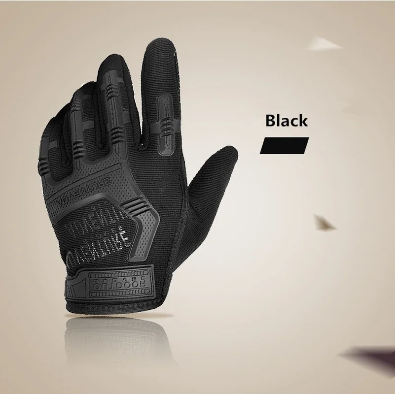 Top Trends: Army Fans Training Climbing Wearproof Combat Tactical Gloves Men Outdoor Shooting Cycling Fishing Antiskid Full Finger Mittens Shoppable Styles - Image 4