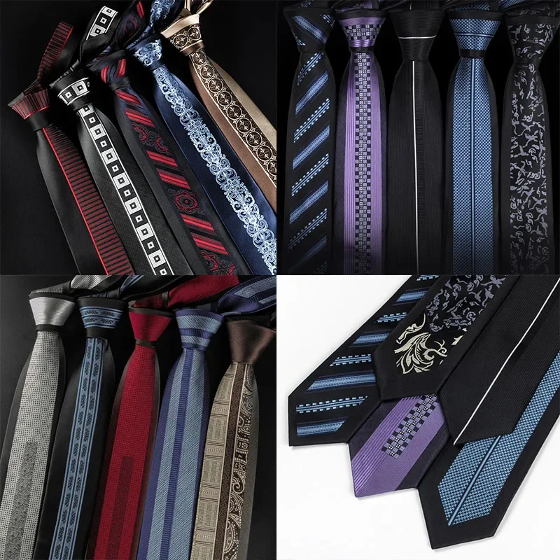 Top Trends: Creative Tie 6cm Unique Men Neckties Leisure Groom Wedding Neckwear Gifts Holiday Festival Banquet Accessories Shoppable Styles