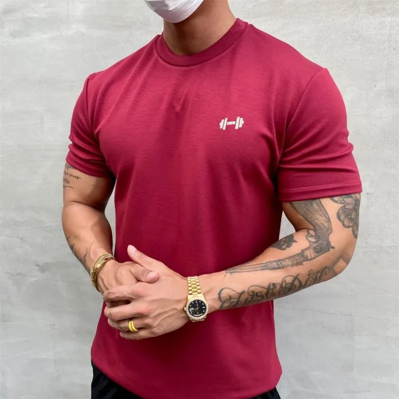 Top Trends: Gym Muscle Fitness T Shirt 2022 New Brand Men Outdoor Hip Hop Streetwear Loose Half Sleeve Male Summer Bodybuilding Tee Tops Shoppable Styles - Image 4