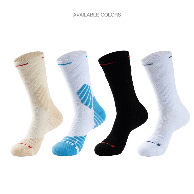 Top Trends: Men Sports Sock Women Breathable Compression Crossborder Supply Running Riding Cycling Knee High Basketball Biking Hockey Soccer Shoppable Styles