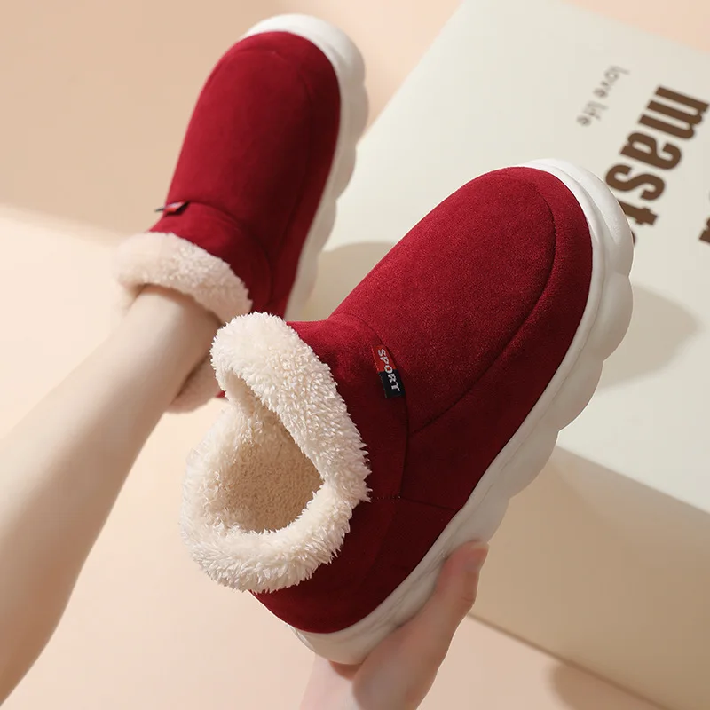 Top Trends: Litfun Plush Fur Slippers For Women Men Fashion Winter Indoor Home Fluffy Warm Cotton Boots For Outdoor Fuzzy Cozy Furry Slipper Shoppable Styles