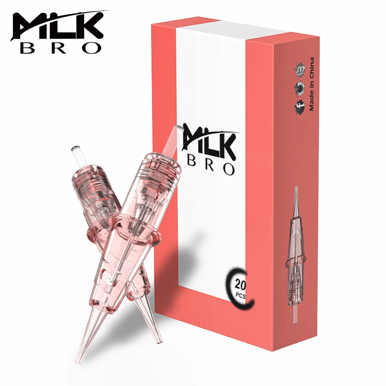 Top Trends: MLK BRO PMU SMP EZ Cartridge Tattoo Needles Micropigmentation Permanent Make-Up Eyebrows Microblading For Tattoo Gun 20pcs / lot Shoppable Styles