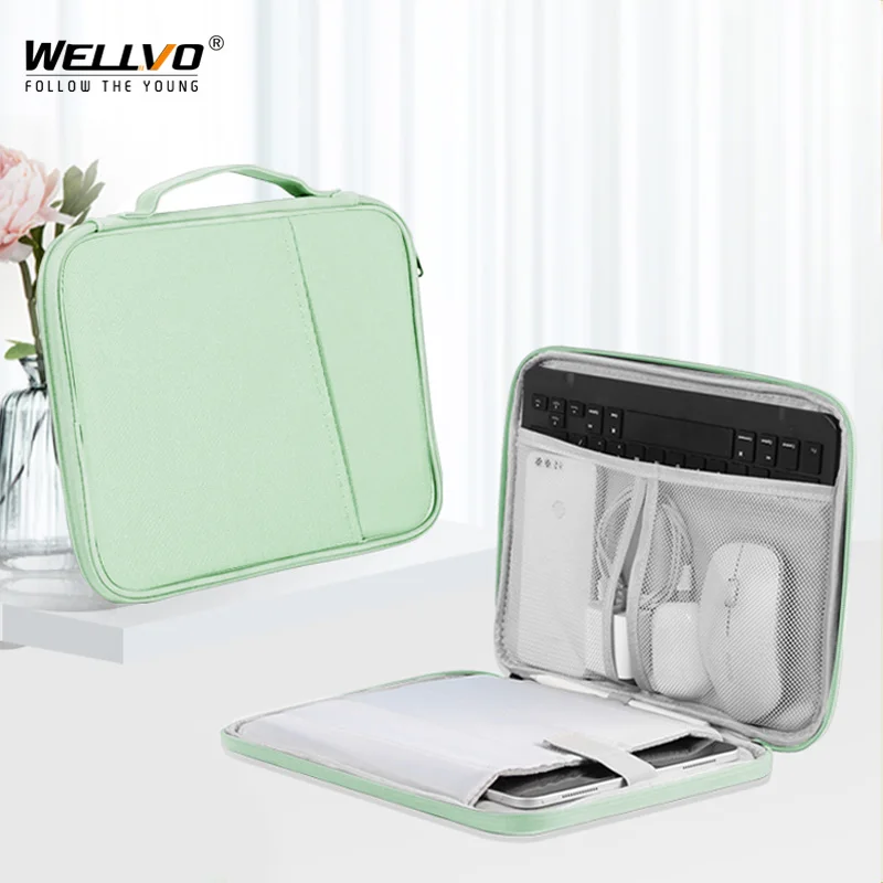 Top Trends: Sleeve Case For Ipad Macbook Shockproof Tablet Bag Business Handbag Portable Laptop Cover Pouch Ultralight Thicken Pack XA340C Shoppable Styles