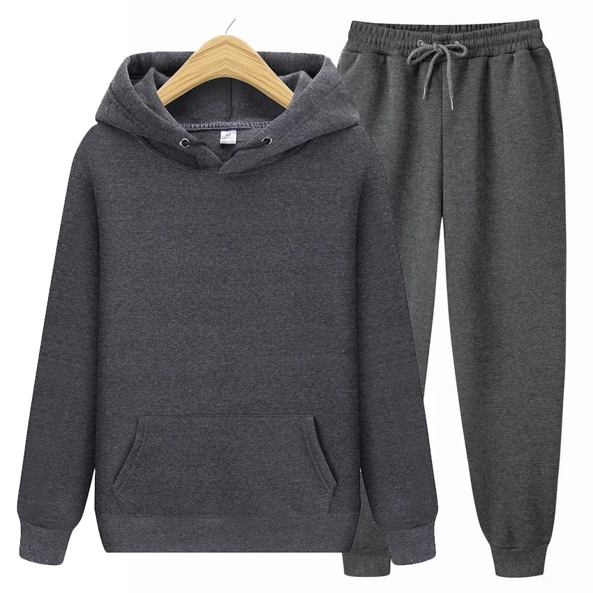 Top Trends: Men&#039;s Sets Sweatshirt+ Sweatpant Suit Women Men Hoodies Hooded Tracksuit Pullover Male Casual Sportswear Outwear Winter Warm 2024 Shoppable Styles