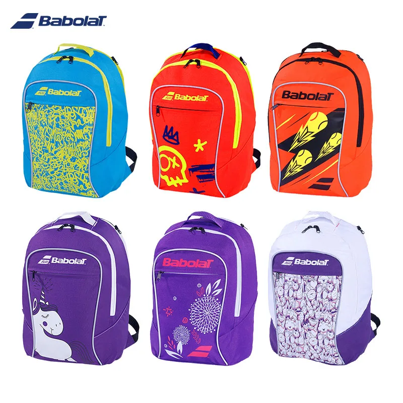 Top Trends: Original BABOLAT Children Tennis Backpack Kids 1-Pack Junior Club Series Tennis Squash Racket Bag Shoes Accessories Storage Bags Shoppable Styles