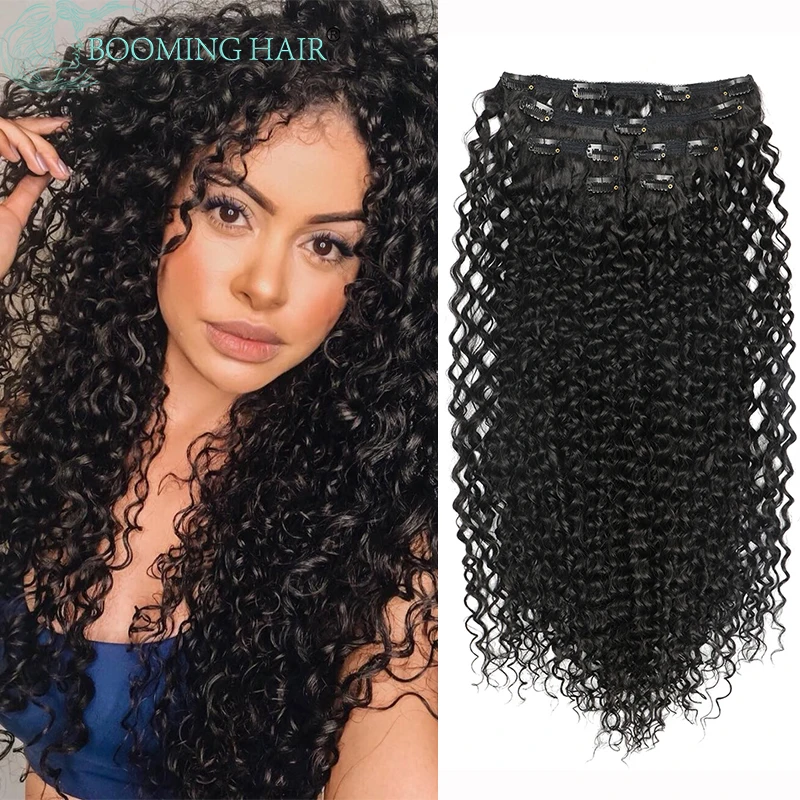 Top Trends: Synthetic Clip In Hair Extensions Kinky Curly Hair Extensions For Women 26” Super Long Corn Wave Full Head Fake Hair Pieces Shoppable Styles