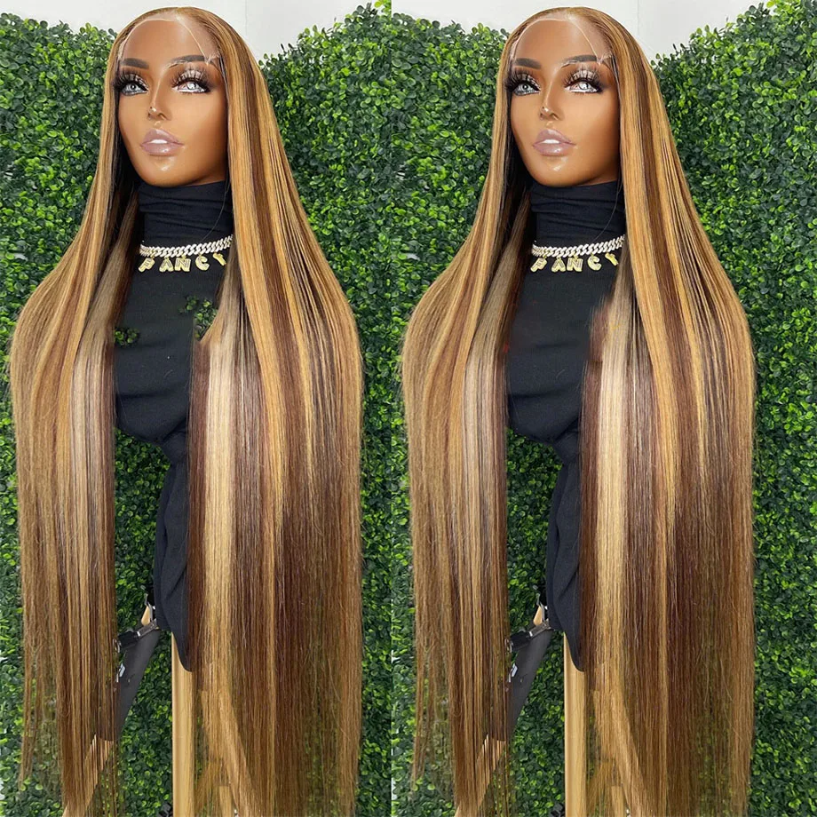 Top Trends: Highlight Blonde Lace Front Wig Human Hair 13x6 Hd Lace Frontal Wig Brazilian Colored Human Hair Wigs Straight Lace Front Wig Shoppable Styles