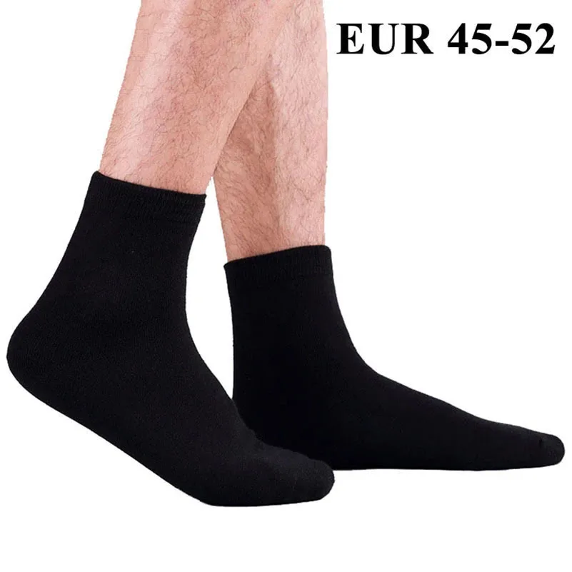 Top Trends: 5 Pairs 98% Quality Socks Cotton High Socks Men Men's Large Big Plus Size 49, 50, 51 Casual Business Sock Calcetines Hombre Shoppable Styles