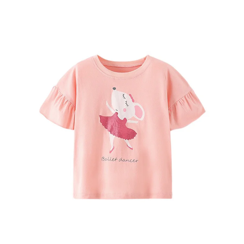 Top Trends: Jumping Meters 2-7T Sea Animals Summer Girls T Shirts Short Sleeve Hot Selling Kids Tees Tops Baby Costume Baby Shirts Shoppable Styles