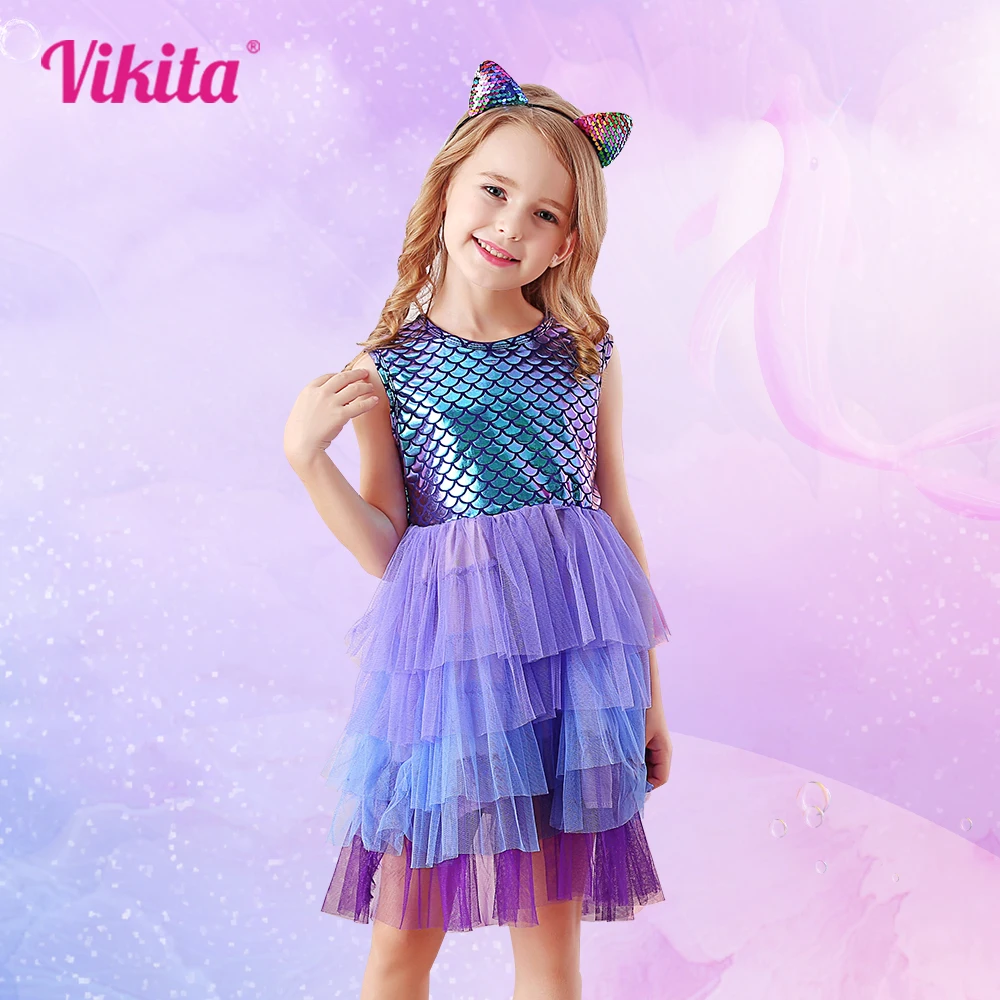 Top Trends: Girls Perform Mermaid Dress Children Princess Tutu Dress Toddlers Summer Prom Dresses Kids Birthday Party School Casual Clothes Shoppable Styles