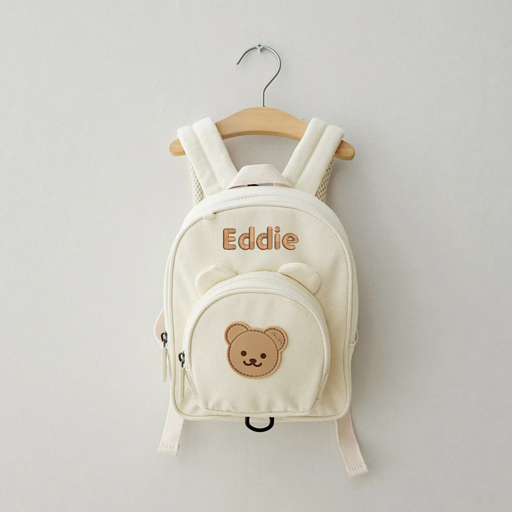 Top Trends: Personalized Embroidery Toddler Backpack Cartoon Animal Bear Bunny Backpack Kawaii Outdoor Snack Storage Backpack Baby Bag Shoppable Styles