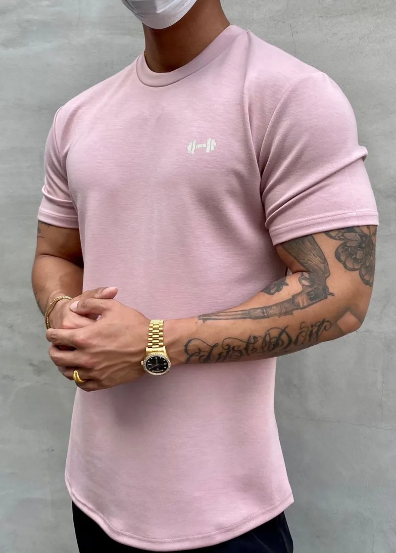 Top Trends: Gym Muscle Fitness T Shirt 2022 New Brand Men Outdoor Hip Hop Streetwear Loose Half Sleeve Male Summer Bodybuilding Tee Tops Shoppable Styles - Image 5