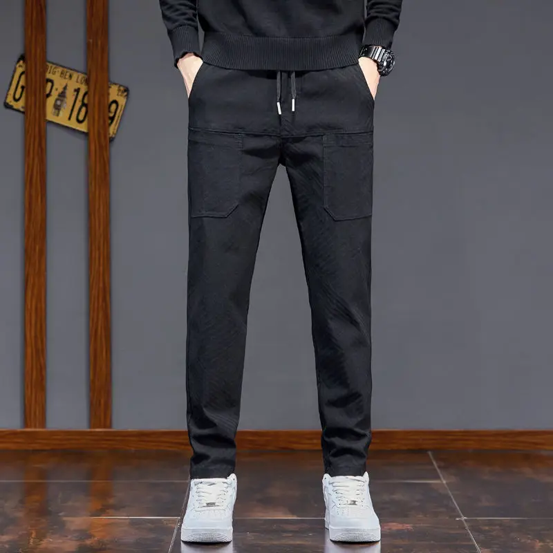 Top Trends: Jeans Men's Sweatpants Y2k Cargo Pants Hip Hop Casual Luxury Designer Clothing New Vintage Shoppable Styles - Image 5