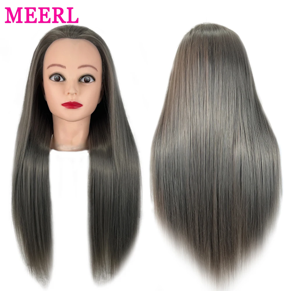 Top Trends: 100% High Temperature Fiber Blonde Hair Mannequin Head Training Head For Braid Hairdressing Manikin Doll Head With Free Gift Shoppable Styles