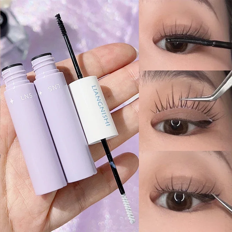 Top Trends: Double Head Eyelash Glue Mascara Black Lash Extension Glue Waterproof False Eyelashes Adhesive Mascara Raincoat Eyelash Makeup Shoppable Styles